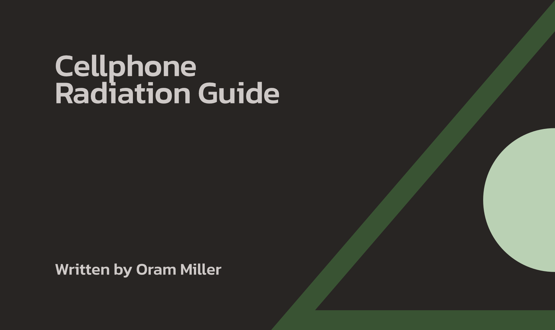 Cellphone Radiation Guide